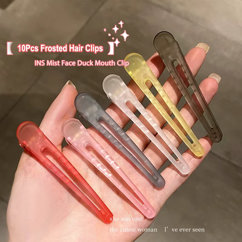 Xiluodai Haar Clips, 10er-Set, Matte Farben, 7,5 cm, Unisex - Bild 2