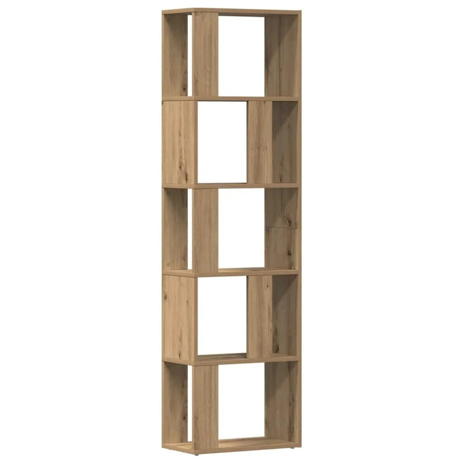 vidaXL Bücherschrank Artisan-Eiche in Braun, B/T/H: 45 x 24 x 159 cm - Bild 2