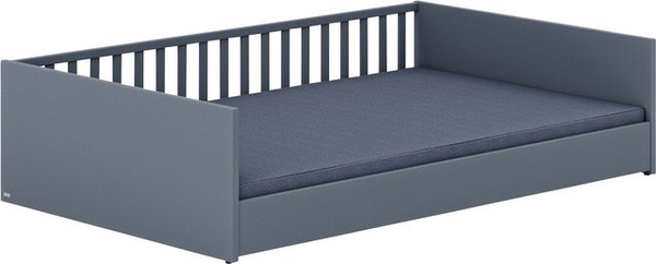 Paidi Bodenbett Little Flo Kinderbett in Blau mit Seitengitter B/T/H: 120 x 200 x 51 cm