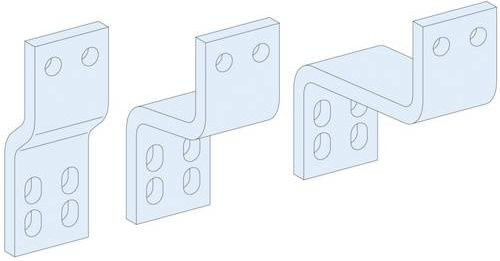 Schneider Electric PrismaSeT-P Anschluss Canalis KT an ComPacT NS630b-1600/MasterPacT MTZ1 06-12 4polig direkter Anschluss oben in Silber - Bild 1