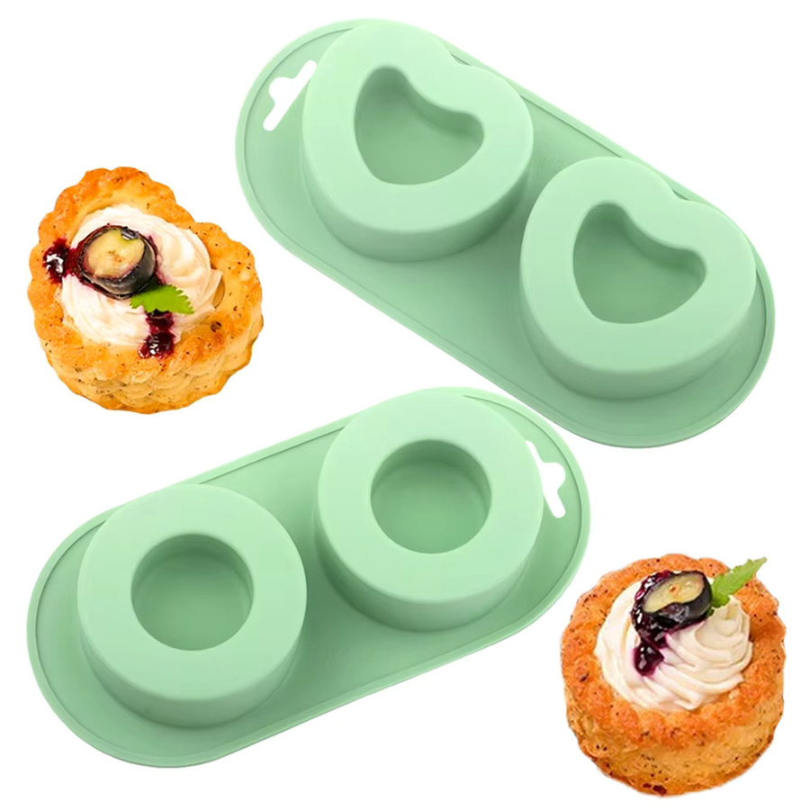 Meibum Silikon Backform für Mousse, Kuchen und Dessert in Grün - Bild 5