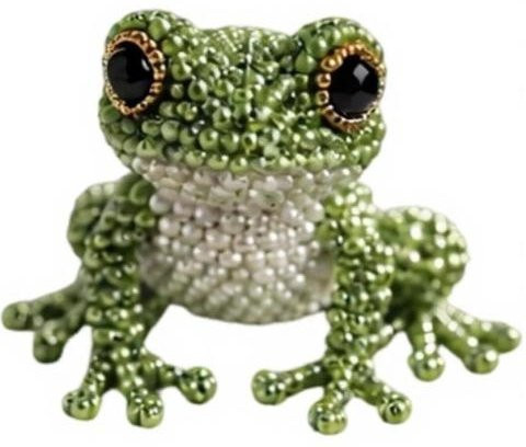LydiaBlack Tier-Perlen-Set, Tier-Bastelset, Frog, Bunt / Mehrfarbig, Grün - Bild 1
