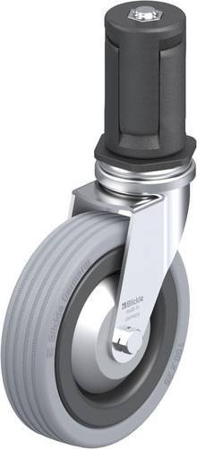 Blickle Lenkrolle LRA-VPA 100G-FA-ER05 in Schwarz und Grau mit 100 mm Rad-Durchmesser und einer Tragfähigkeit von 70 kg - Bild 1
