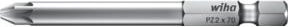 Wiha Bit Professional Pozidriv 1/4" PZ1 Schraubendreher-Bit in Silber, Länge: 150 mm - Bild 1
