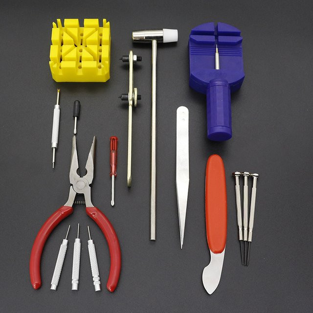 Watchpart Uhrenreparatur-Werkzeugset, 16-teilig, Unisex - Bild 1