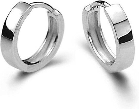 Wucifang Jewelry Creolen 925 Sterlingsilber, CZ, Unisex - Bild 1