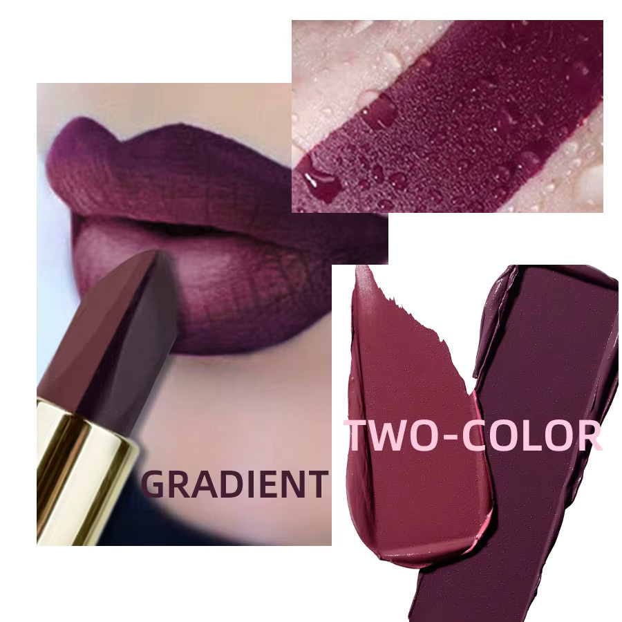 KAFURUX Lippenstift, Lila-Braun, Matt, Damen - Bild 4