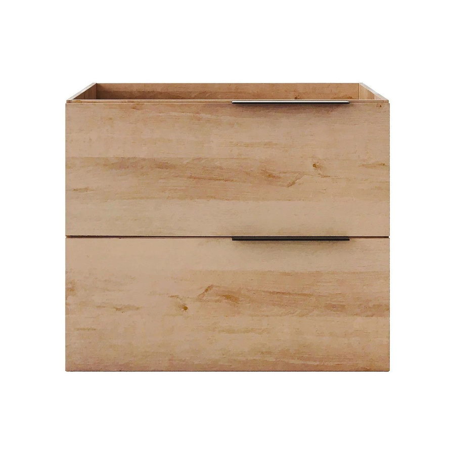 Waschbeckenunterschrank NISAYA in Beige mit zeitlosem Stil, Breite: 60 cm, Tiefe: 46 cm, Höhe: 50 cm - Bild 2