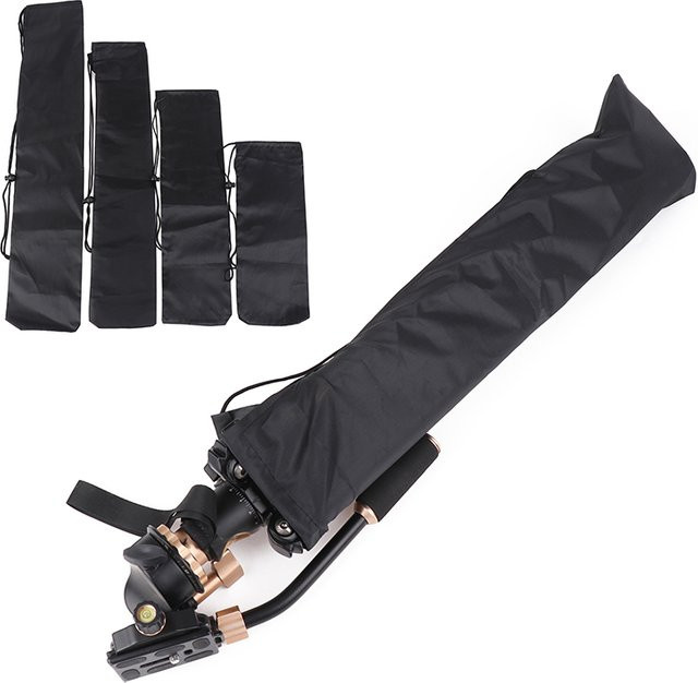 KOQZM Aufbewahrungstasche für Lichtstative und Mikrofone, Schwarz, Höhe: 36,5-72 cm - Bild 1