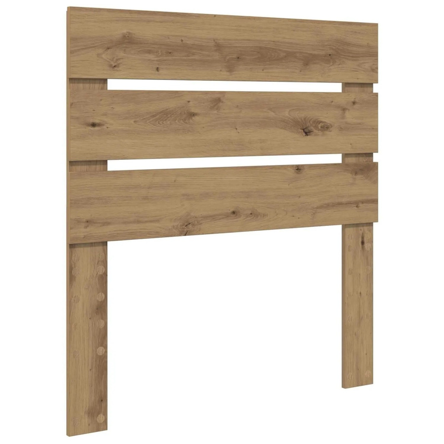 vidaXL Kopfteil Artisan-Eiche in Braun aus Holzwerkstoff, Breite: 100 cm, Höhe: 102 cm, Tiefe: 3 cm - Bild 2