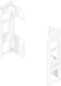 Blum Legrabox Holzrückwandhalter Höhe M aus Stahl in Seidenweiß Matt - Bild 1