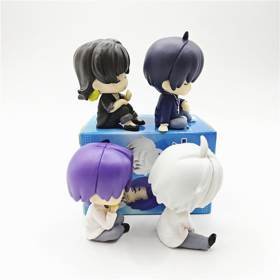 Wucifang Jewelry Blue Lock Anime Figur Q-Version Isagi Yoichi und Bachira Meguru Multicolor Modell Statue für Kinder, Höhe: 5 cm - Bild 2