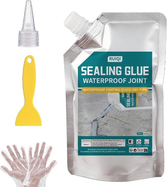 HomeHarmony Wasserdichter selbstnivellierender Fugen- und Rissfüller Klebstoff zur Dachleckreparatur in Transparent - Bild 1