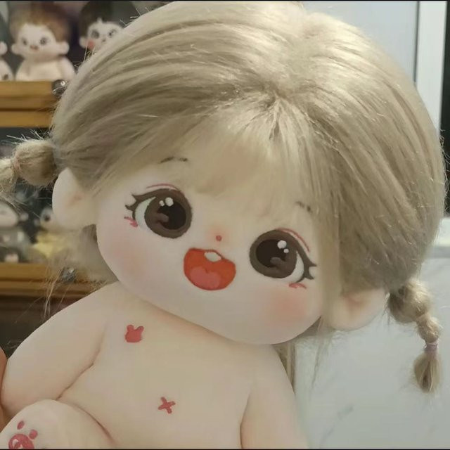 Kawaii Plüsch Baumwollpuppe Anime Stofftier Idol Puppe, Plüschtiere, ab 14 Jahren - Bild 1