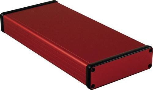 Hammond Electronics Profil-Gehäuse 1455L2201RD Aluminium Rot B/T/H: 22,0 x 10,3 x 3,05 cm - Bild 1