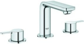 Grohe 3-Loch-Waschtischarmatur Lineare mit Ablaufgarnitur in Chrom - Bild 1