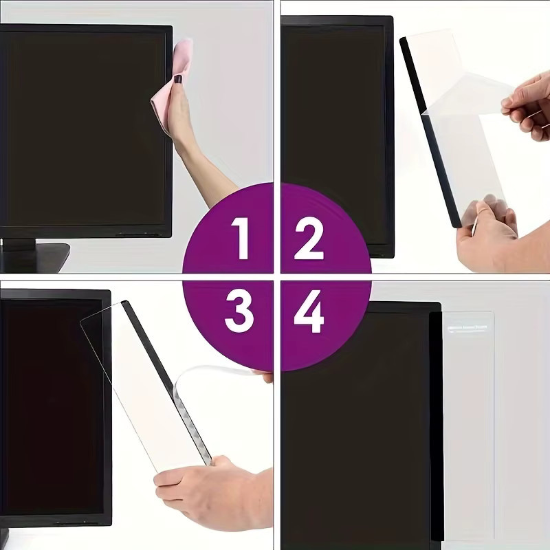 Transparentes Memo Board aus Kunststoff für den Computer Monitor als Haftnotizen Halter für dein Home Office und Büro - Bild 5