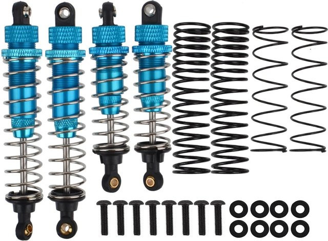 Tamiya Stoßdämpfer Kit, Aluminium, Blau, Zubehör - Bild 1