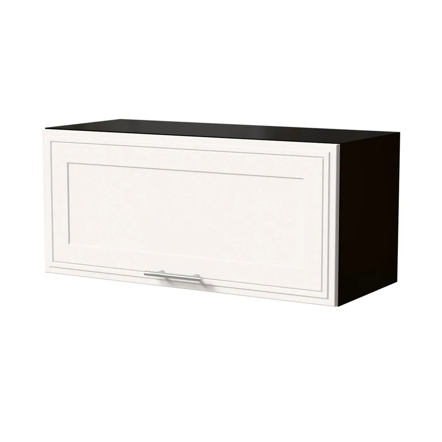 Feldmann-Wohnen Klapphängeschrank Salo W4B/80 in Schwarz und Weiß Matt mit Blum Aventos Klappenbeschlag, B/T/H: 80 x 34,4 x 36 cm - Bild 2