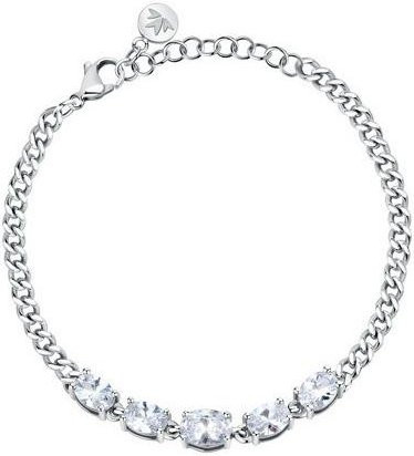 Morellato Edelstahlarmband, Silber, Zirkonia, Kristall, Damen - Bild 1