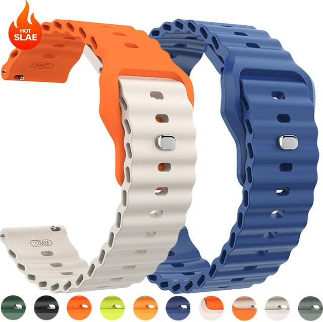 CHIICSMART Uhrenarmband Silikon, 22 mm, Unisex - Bild 1