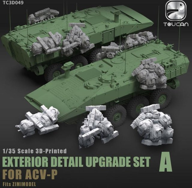Toucan Model Exterior Detail Upgrade Set B for ACV-P - Bild 1