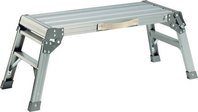 BRB Arbeitsplattform aus Aluminium in Silber, Breite: 76 cm, Tiefe: 30 cm - Bild 1