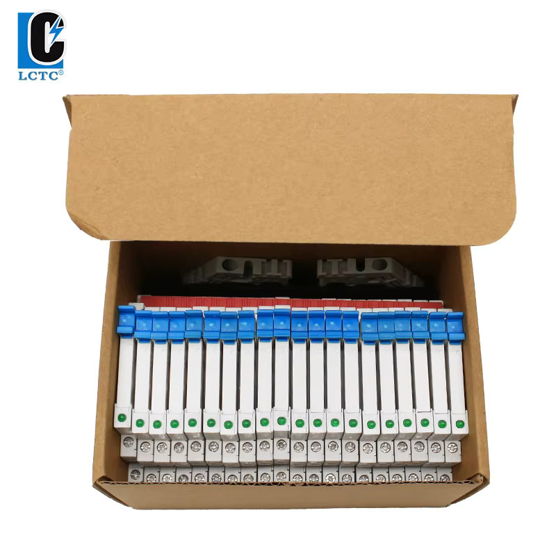 20er Set LCTC Slim Relais HF41F mit LED und 6A für die DIN-Schiene, Farbe: Weiß - Bild 3