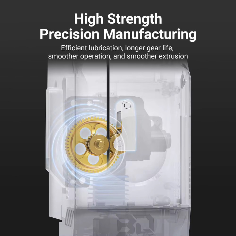 Bambu Lab Vollmetall-Extruder-Getriebesatz aus gehärtetem Stahl mit DLC-Nano-Beschichtung für A1 Mini, A1, X1, X1C, P1P, P1S, P2S in Gold - Bild 4