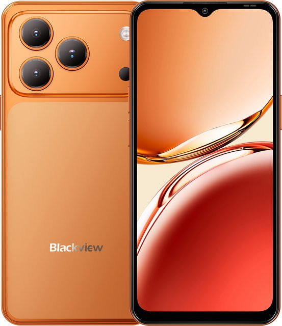 Blackview WAVE 7C Smartphone mit 6,56-Zoll HD+ Display, 64 GB Speicher, 16 GB RAM, 5000mAh Akku, 32MP Rückkamera und 13MP Frontkamera, Android 16, Dual-SIM, Schwarz - Bild 1