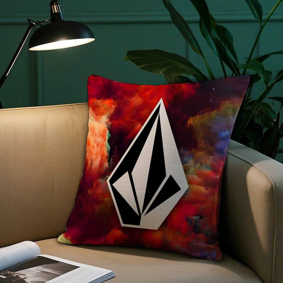 Volcom Logo Kissenbezug aus Plüsch in Multicolor für Sofa und Wohnzimmer - Bild 2