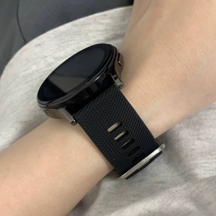 COROS Uhrenarmband Silikon, Schwarz, Unisex - Bild 2