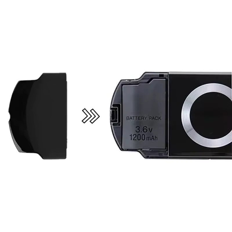 Sony Ersatz Batterie-Hintertür-Abdeckung für PSP 2000, PSP 3000 und PSP Fat in Schwarz - Bild 4