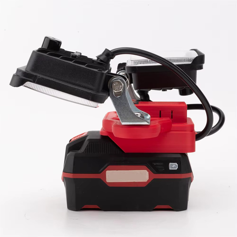 Parkside Tragbare LED-Arbeitsleuchte in Rot für X20V Lithium-Akku mit USB-Anschluss und Notbeleuchtung - Bild 4