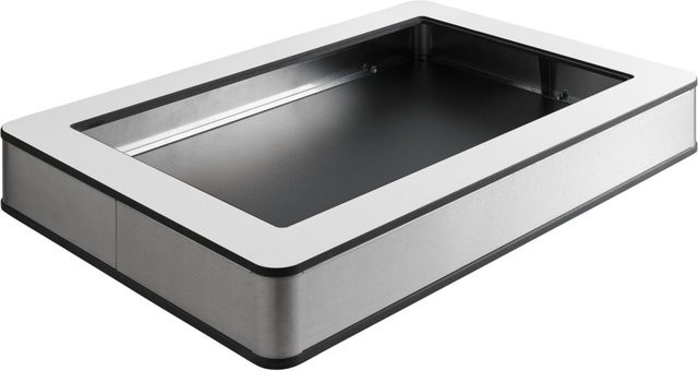 VEGA Grundbox Fundale niedrig GN 1/1, weiß, rechteckig, B/T/H: 63 x 42,5 x 8,5 cm - Bild 1