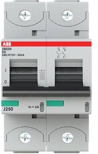 ABB S802N-D6 Leitungsschutzschalter 6A 400V grau - Bild 1