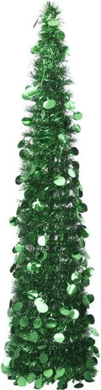 Vidaxl Künstlicher Pop-up-Weihnachtsbaum in Grün aus Kunststoff, Höhe: 180 cm, Durchmesser: 45 cm - Bild 1