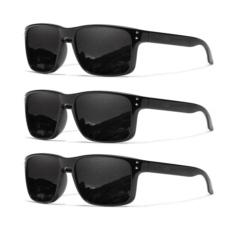 Kingseven Sonnenbrille, Vollrand, Kunststoff, Schwarz, Unisex - Bild 1