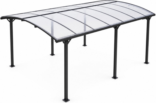 CHILLROI Carport Saint-Tropez mit Bogendach in Anthrazit, B: 503 cm, T: 328 cm, H: 211 cm - Bild 1