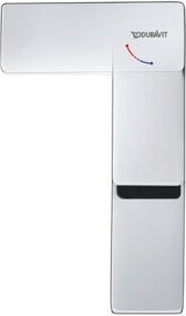 Duravit Waschtisch-Einhebelmischer FreshStart Manhattan in Chrom mit Zugstangenablauf - Bild 1