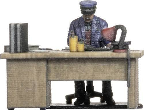 NOCH Bahnbeamter am Schreibtisch, Einzelfigur, 1:87 (Spur H0), Bunt / Mehrfarbig - Bild 1