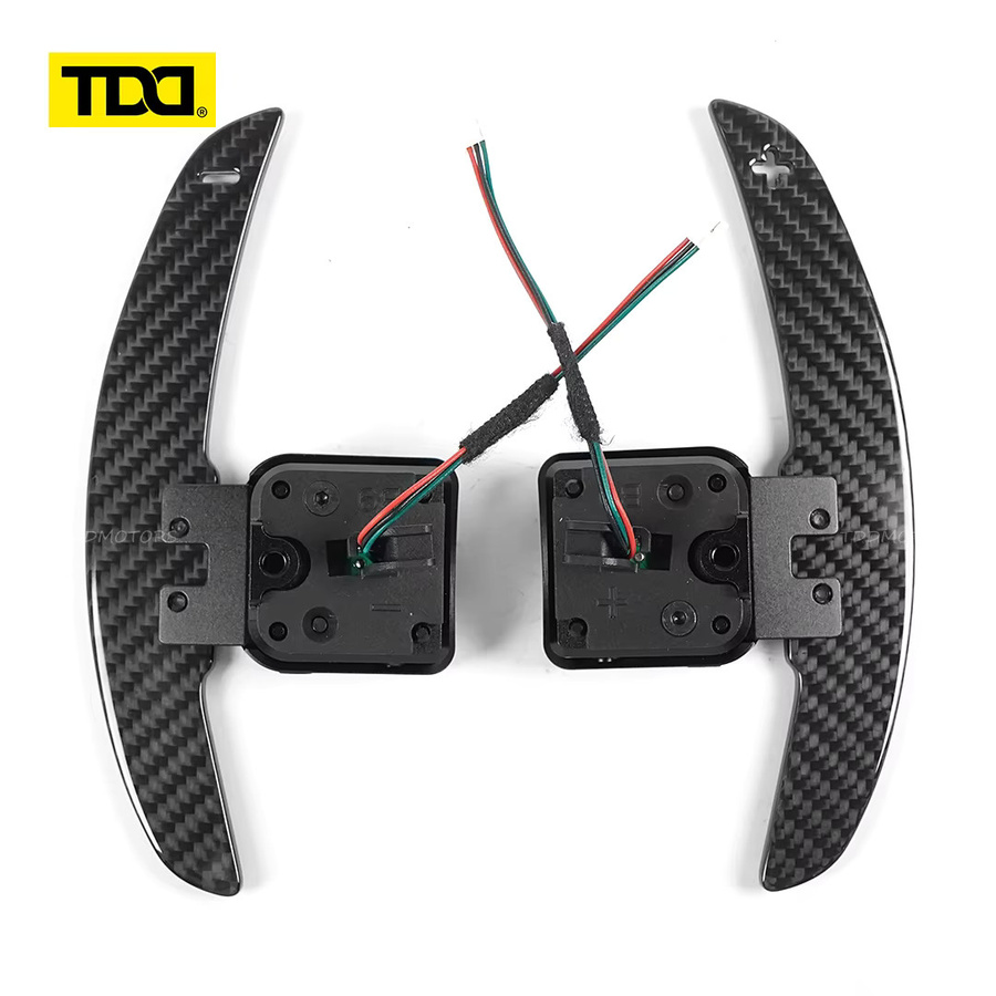TDD Magnetische Carbon-Schaltwippen in Schwarz für Audi A1 A3 A5 A8 Q3 Q4 Q5 Q7 Q8 S1 S3 S5 SQ5 SQ8 RS3 B9 B9.5 - Bild 4