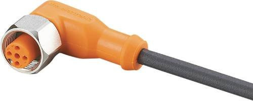 ifm Electronic Anschlussleitung EVM095 mit Buchse, gewinkelt, 5-polig, orange, 30 m - Bild 1