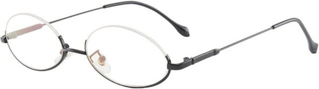 Yiran Health & Beauty Korrektionsbrille Halbrand, Metall, rectangular, Unisex - Bild 1