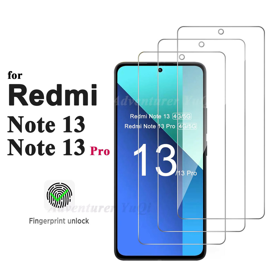 Xiaomi Redmi Note 13 Pro Displayschutzfolie aus gehärtetem Glas mit Anti-Spy Privatsphäre-Funktion, HD kristallklar, 9H Härte, transparent - Bild 2