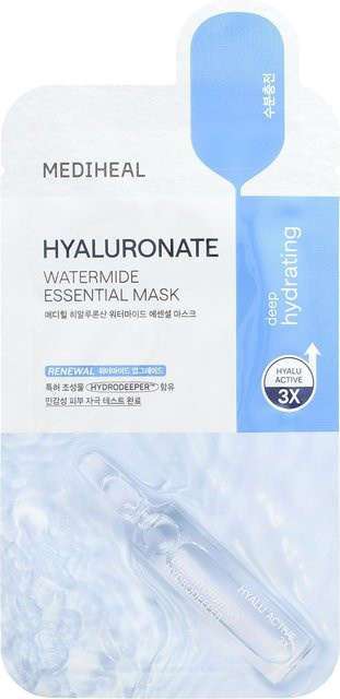 Mediheal Hyaluronat Wasser-Feuchtigkeits-Maske, 24 ml, Trockene Haut - Bild 1