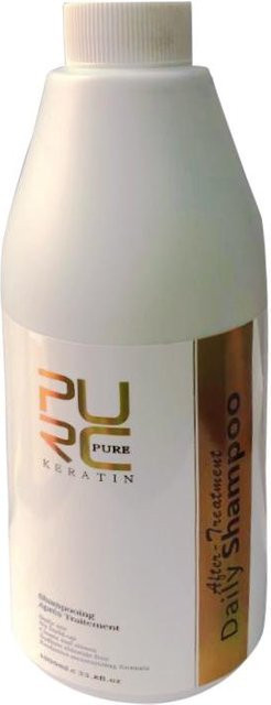 PURC Keratin Shampoo, 1000 ml, für strapaziertes Haar, Damen - Bild 1
