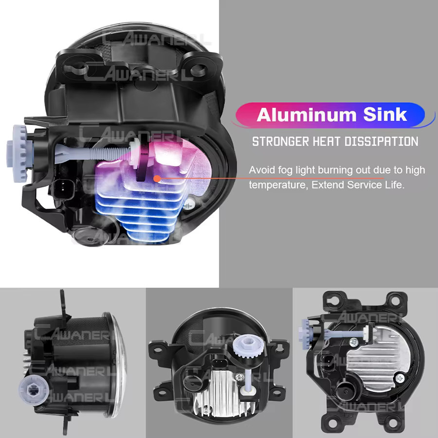 Cawanerl H11 LED Engelaugen Set für Ford C-Max, C-Max Grand C-Max und MPV, 2x30W, Tagfahrlicht und Nebelscheinwerfer, 12V - Bild 4