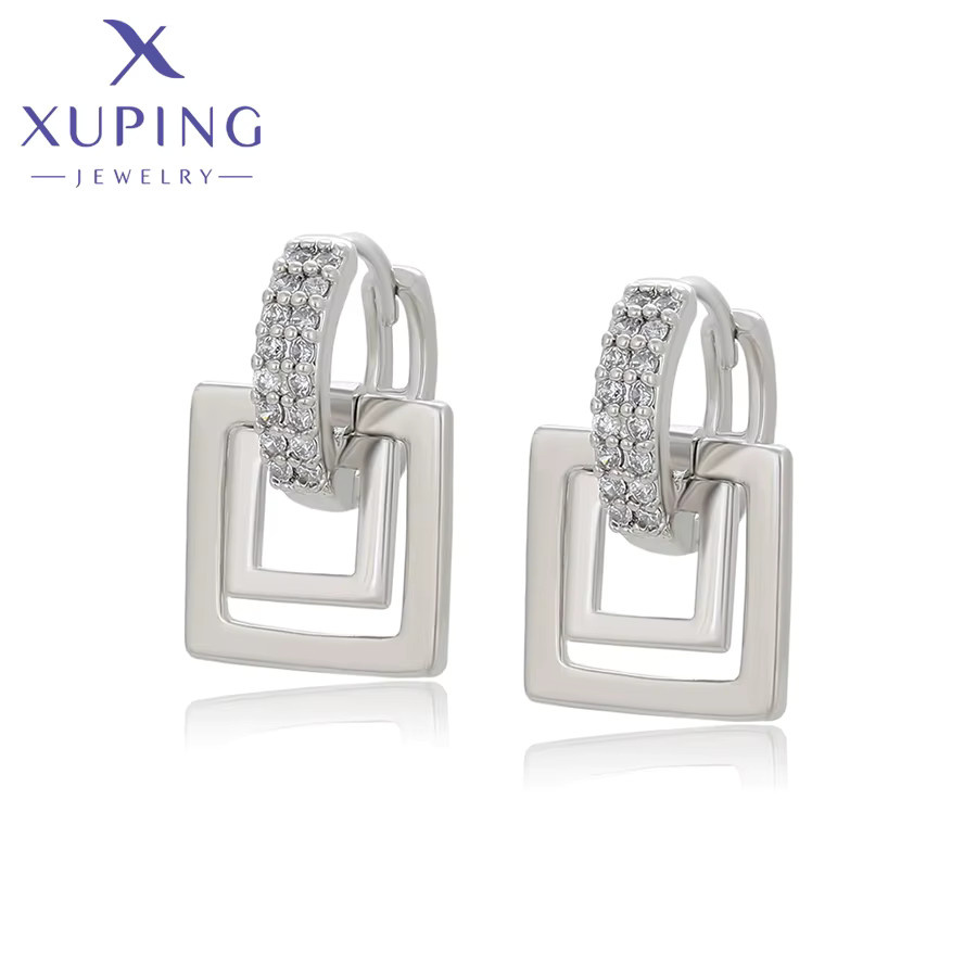 Xuping Ohrringe, Platin, Stein, Damen - Bild 1