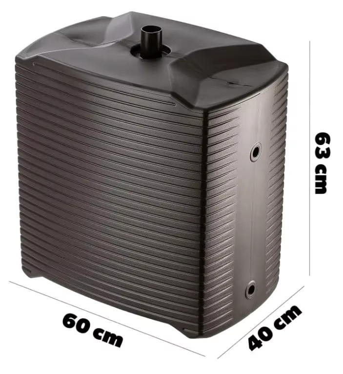 Lamela Modularer Regenwassertank Braun 125 l, B/T/H: 60 x 40 x 63 cm - Bild 2